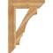 Ekena Millwork Balboa Slat Rough Sawn Bracket, Western Red Cedar, 6"W x 28"D x 40"H BKT06X28X40BOA06RWR - alternate 2